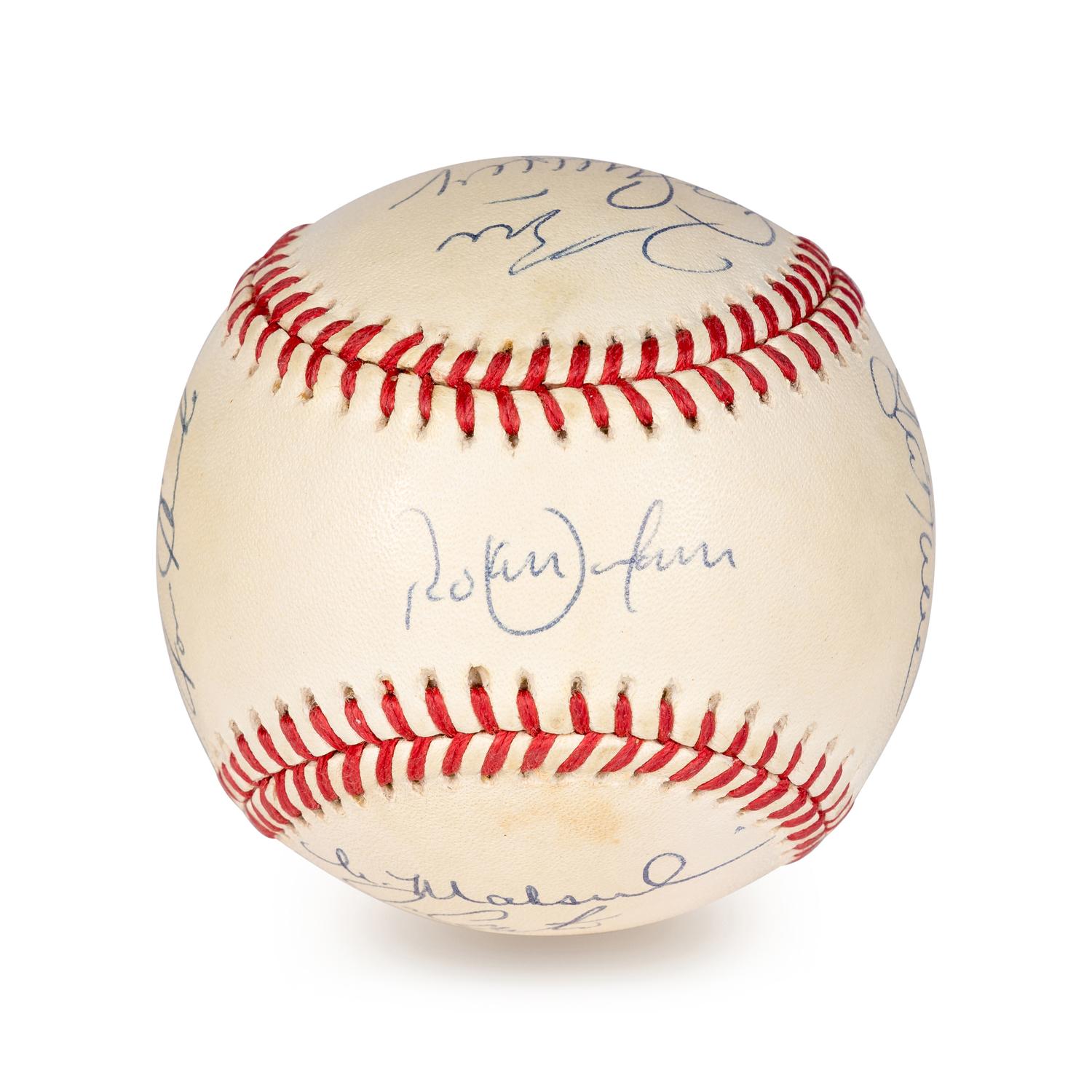 A 1992 Toronto Blue Jays World Series Champions Team Signed Autograph Baseball (Beckett Authentication Services BAS Certified)