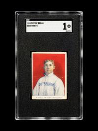 A 1910 Tip Top Bread Kirby White Baseball Card (SGC 1)