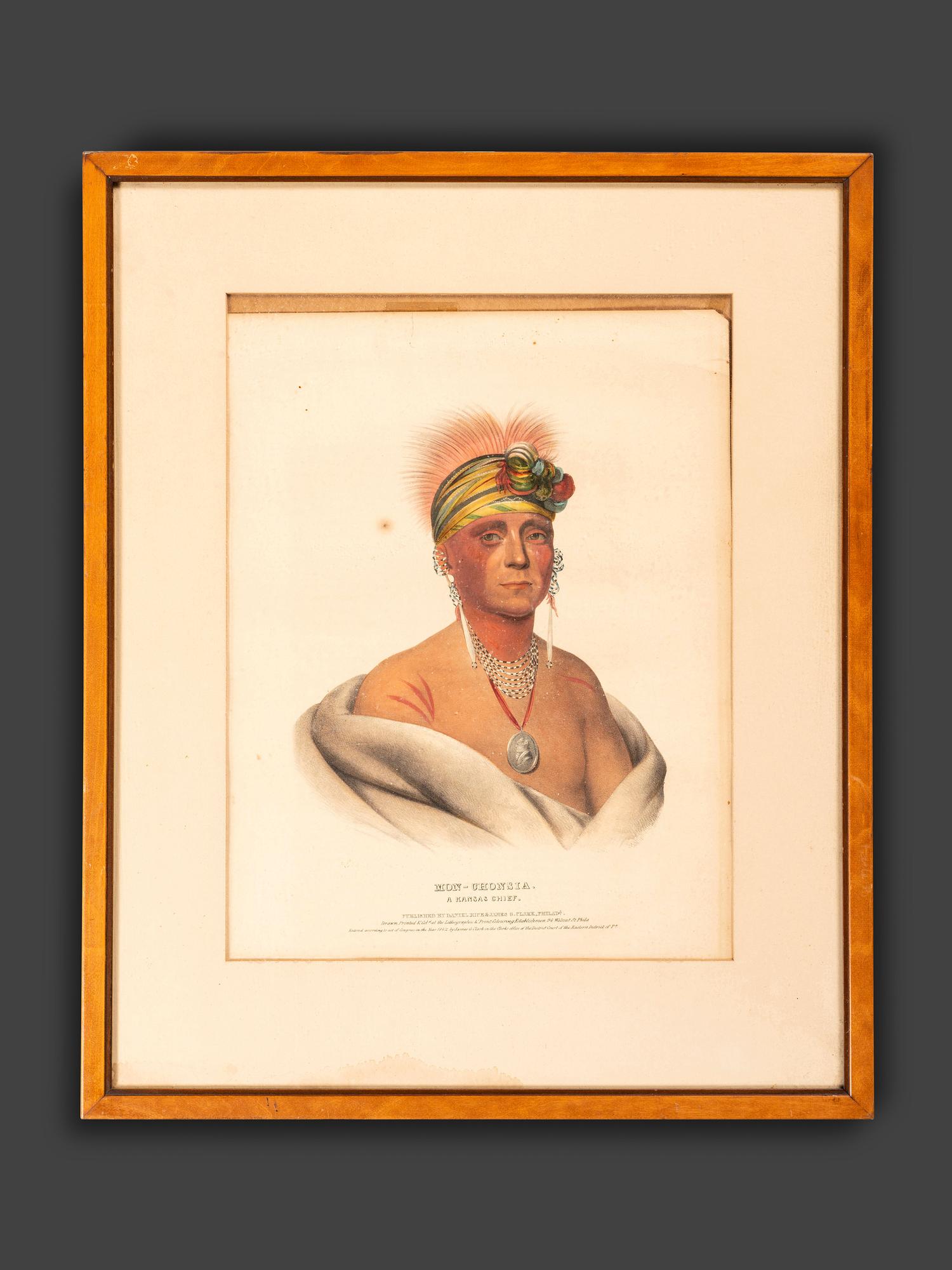 Three Hand-Colored Lithographs by McKenney and Hall