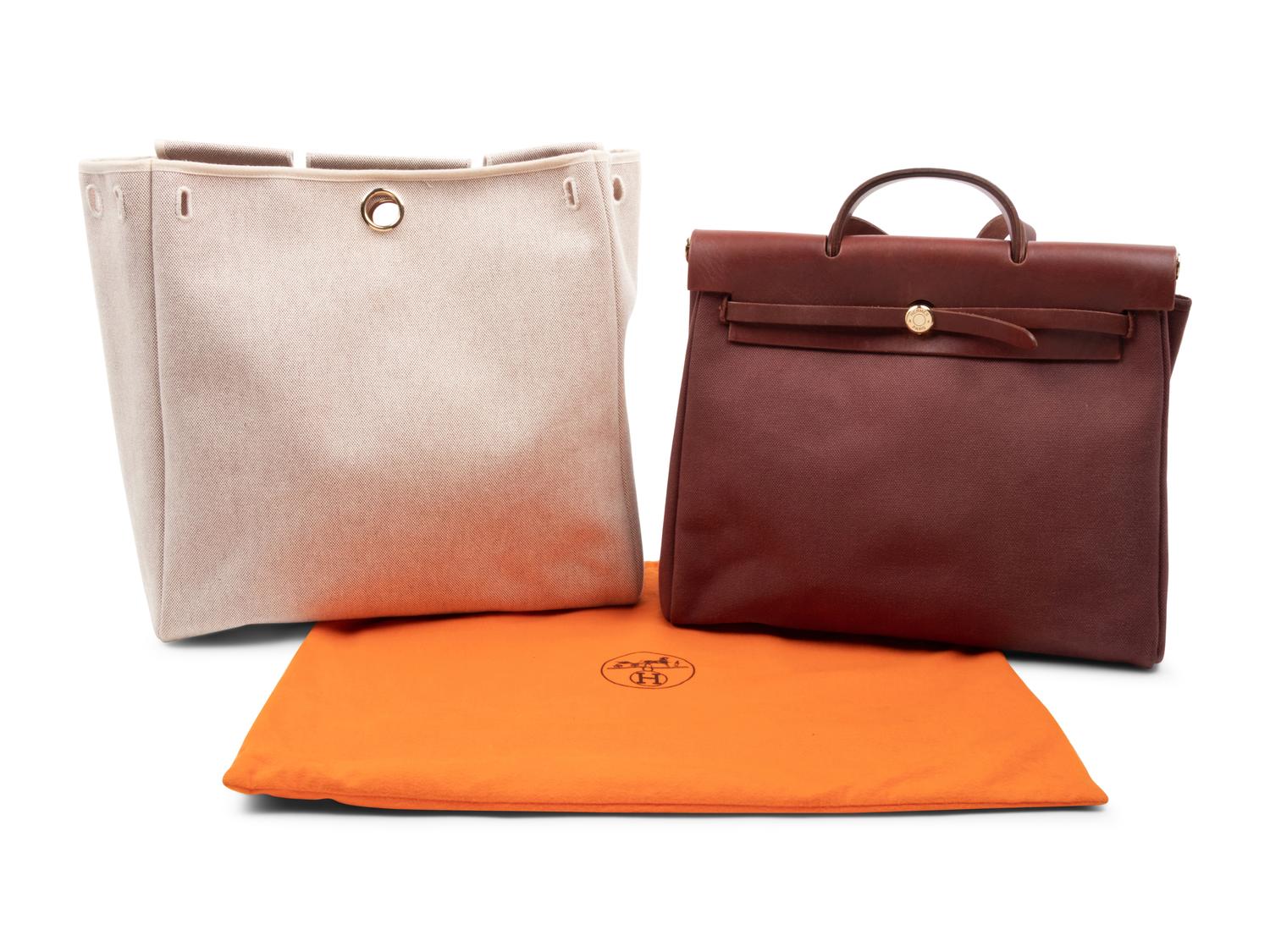 Hermès Convertible Toile Herbag, 2001