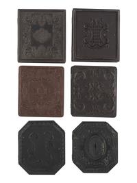 [EARLY PHOTOGRAPHY - CASES & FRAMES]. A group of 20 assorted union cases, most containing images, including: