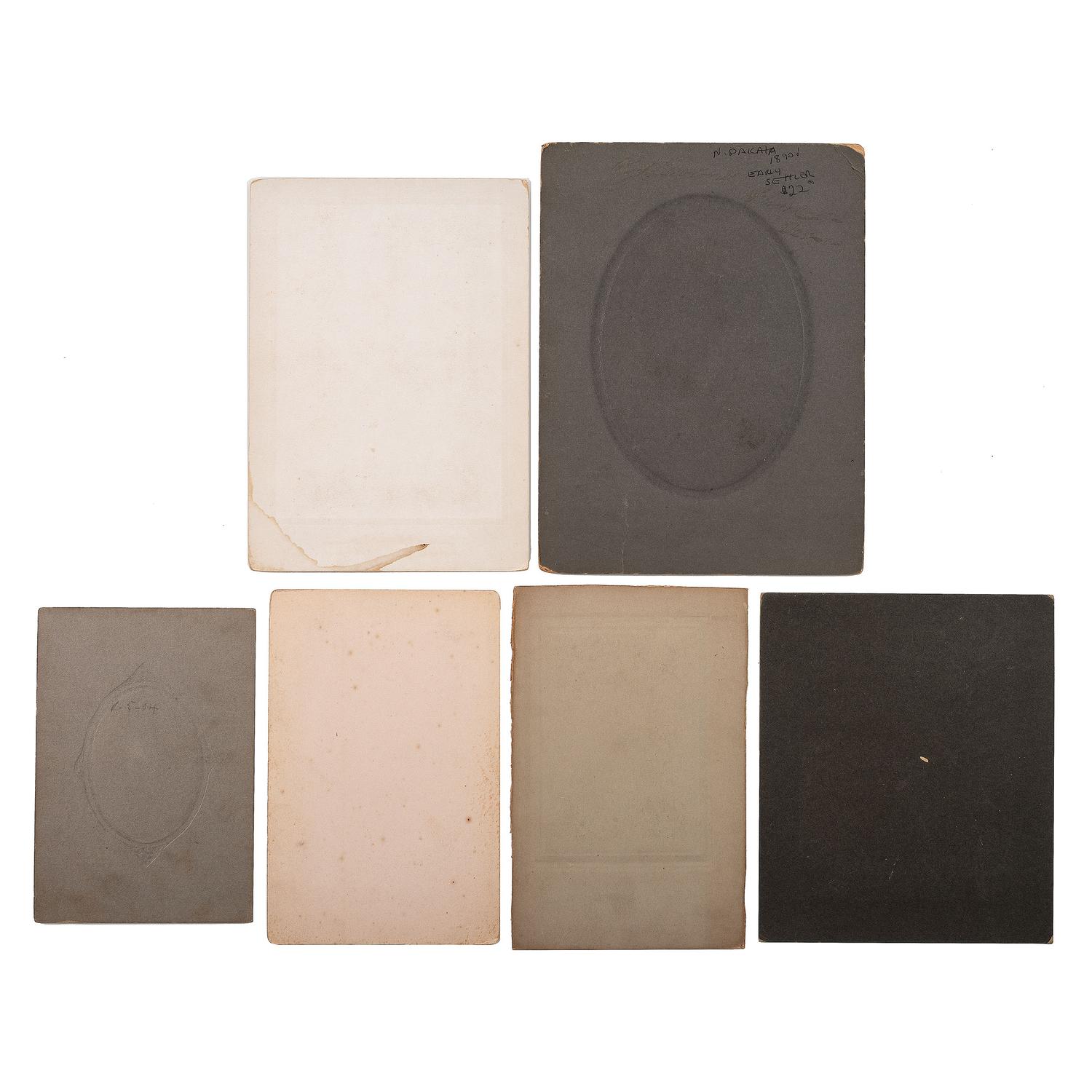 [EARLY PHOTOGRAPHY - PORTRAITURE]. A large group of over 240 portraits of men, primarily cabinet cards, comprising: