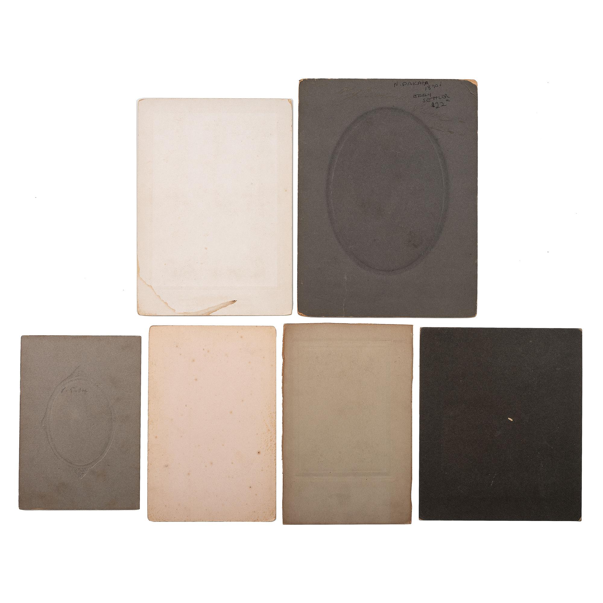 [EARLY PHOTOGRAPHY - PORTRAITURE]. A large group of over 240 portraits of men, primarily cabinet cards, comprising: