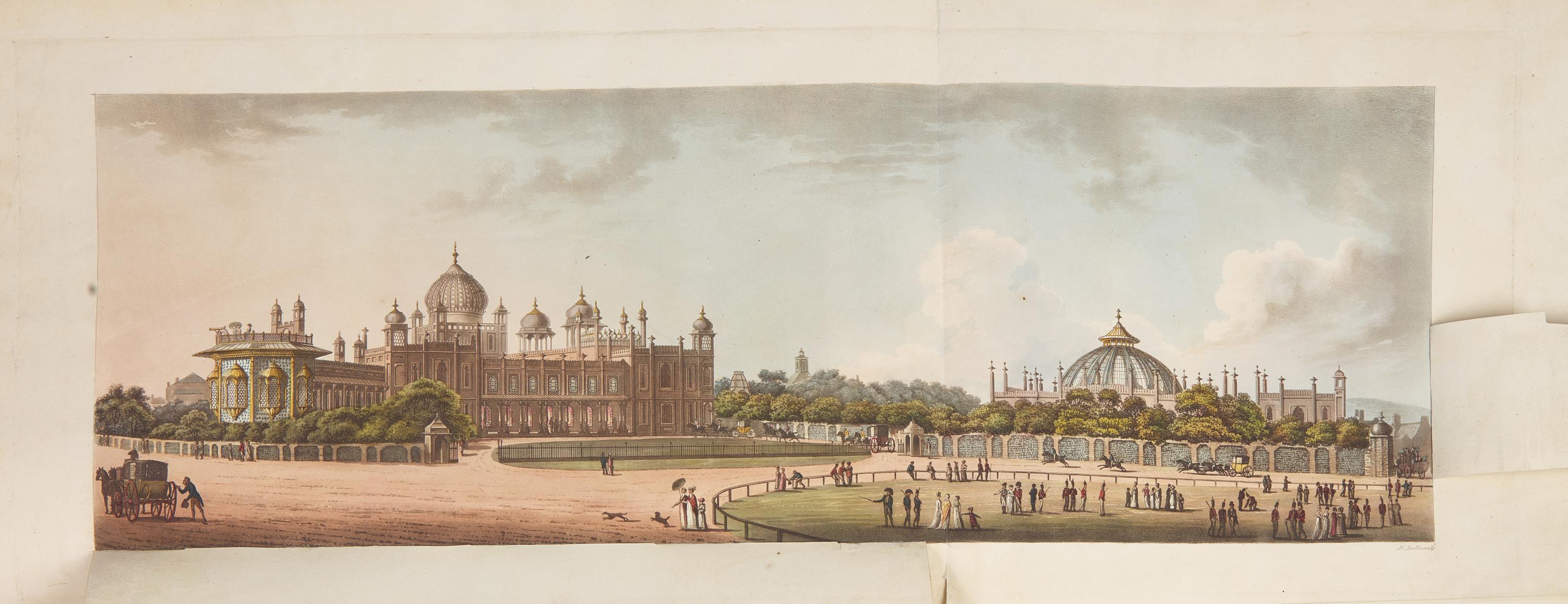[Color-Plate Books] Repton, H(umphry)., and John Adey Repton, and G(eorge). S(tanley). Repton. Designs for the Pavillon at Brighton