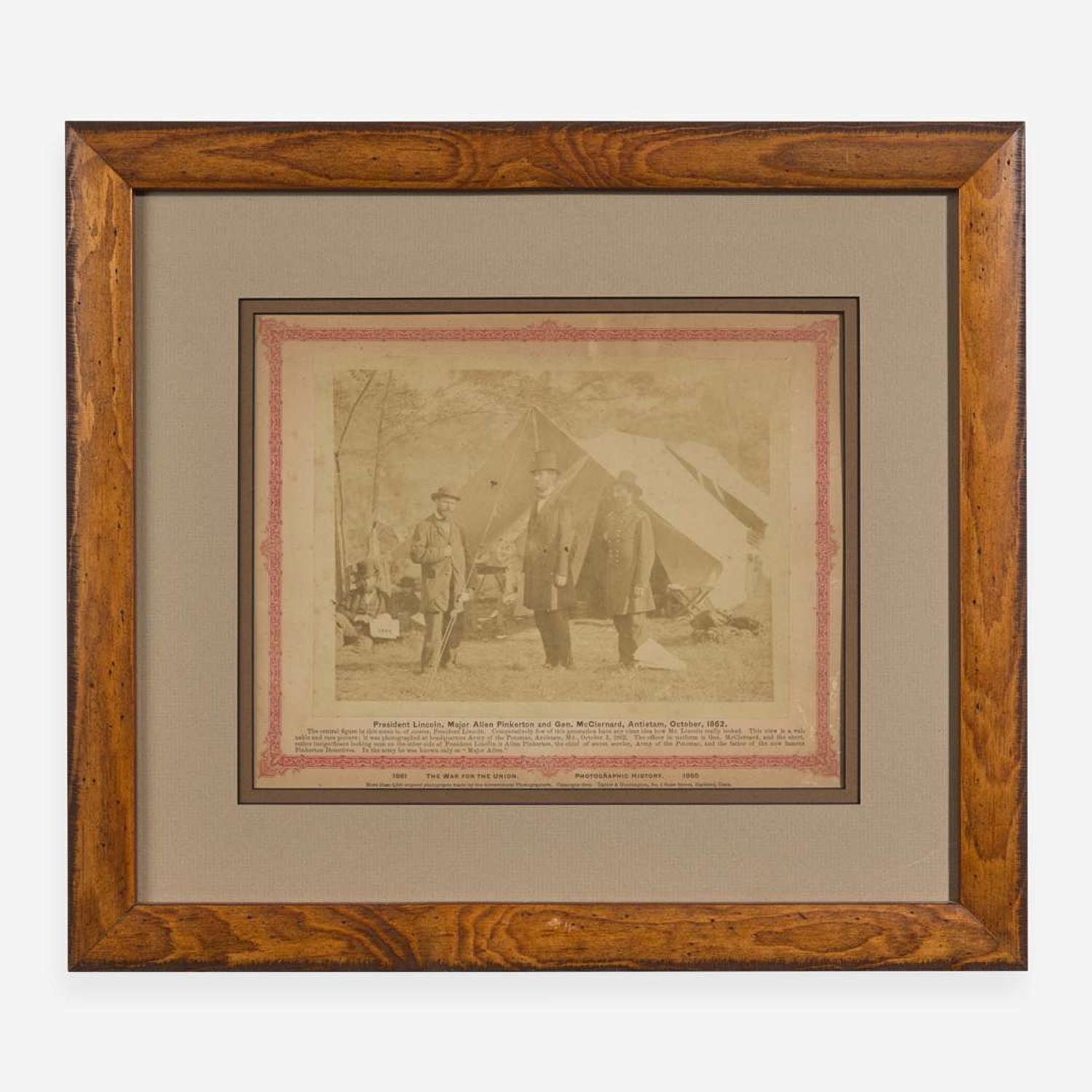 [Presidential] [Lincoln, Abraham] Albumen Photograph