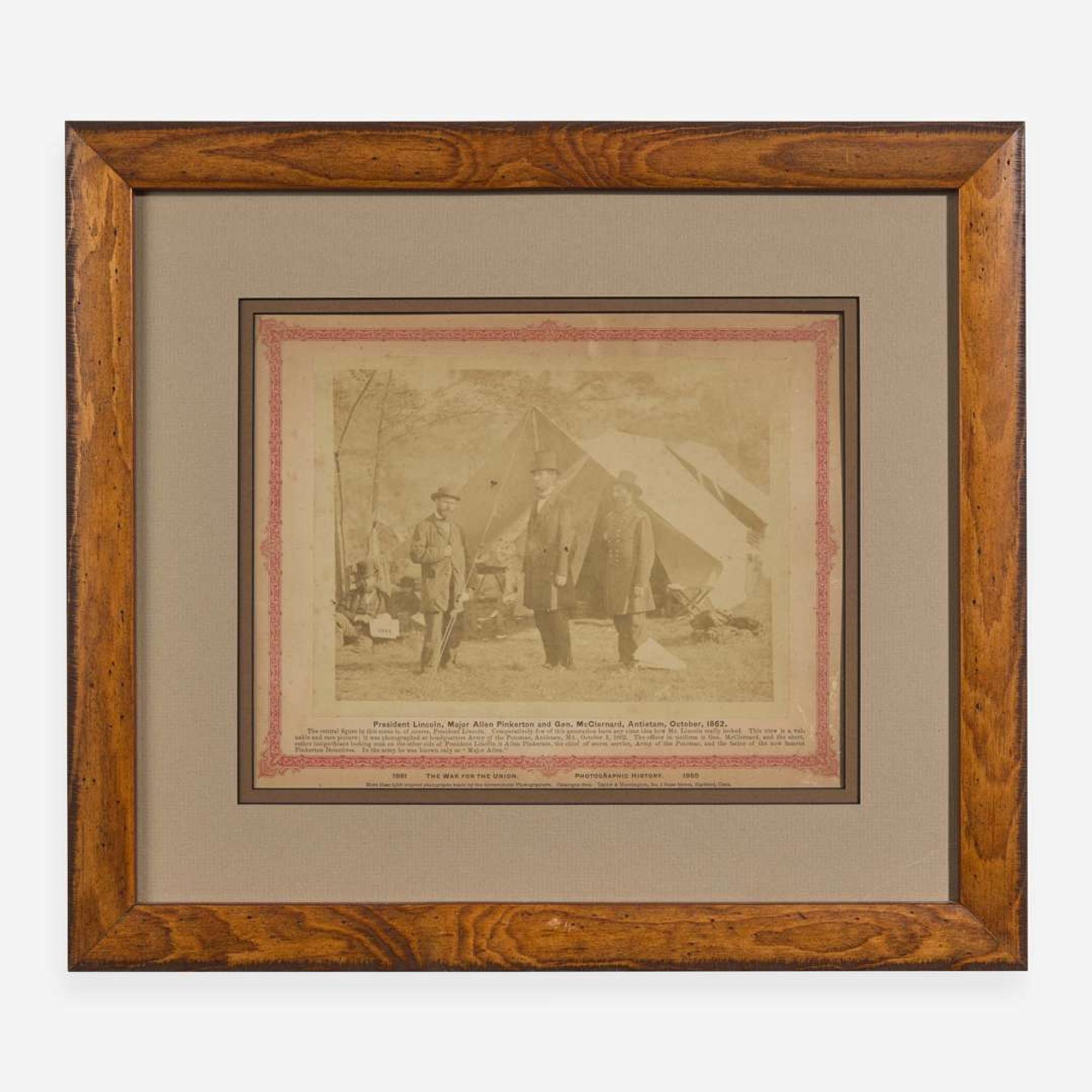 [Presidential] [Lincoln, Abraham] Albumen Photograph