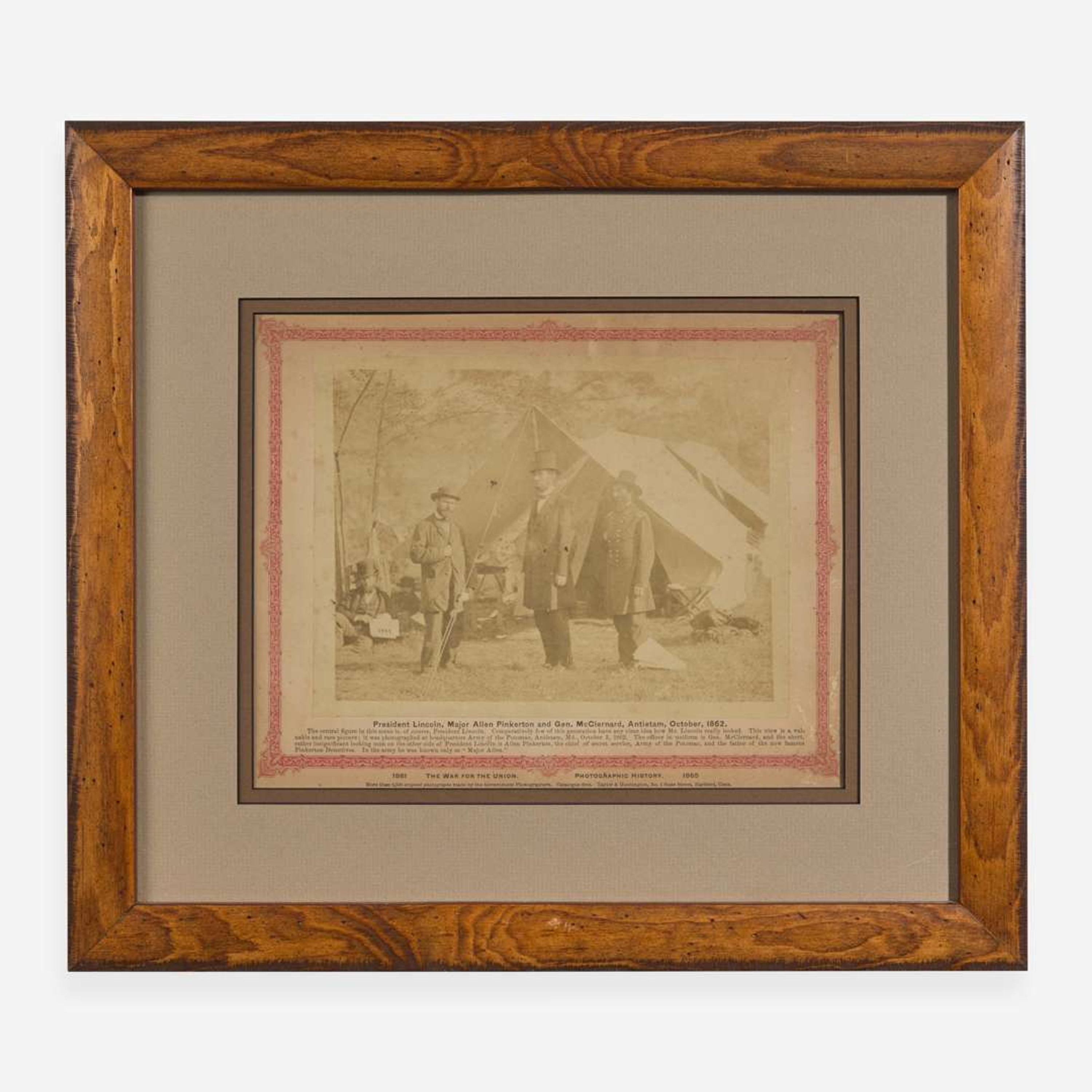 [Presidential] [Lincoln, Abraham] Albumen Photograph