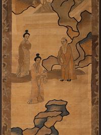 Two Kesi Woven Silk 'Figure' Panels