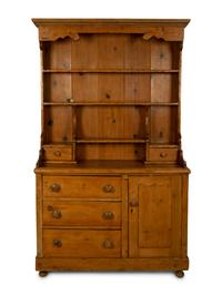 An English/Irish Pine Welsh Dresser — 19TH CENTURY