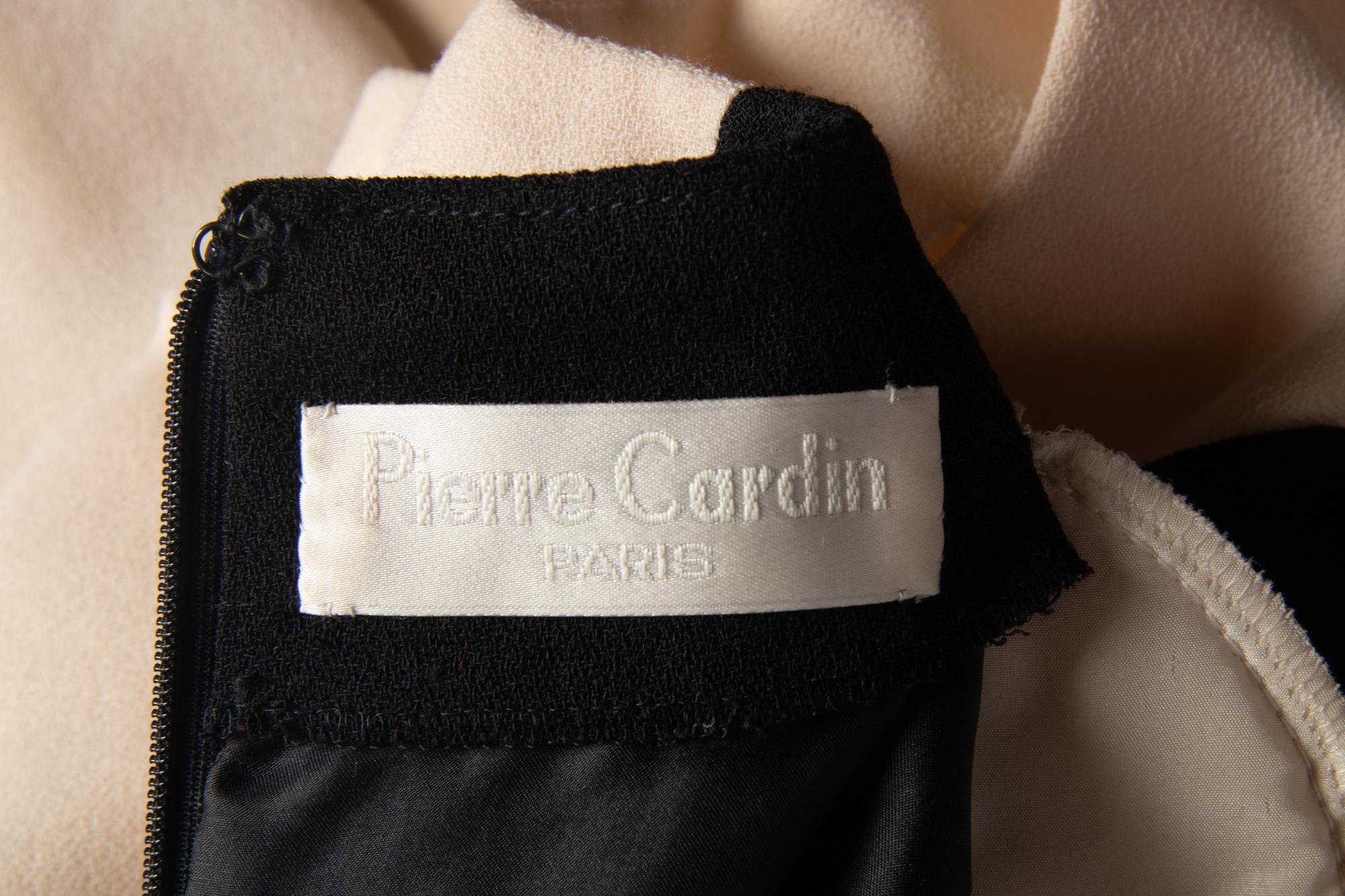 Pierre Cardin Haute Couture Color-Blocked Dress