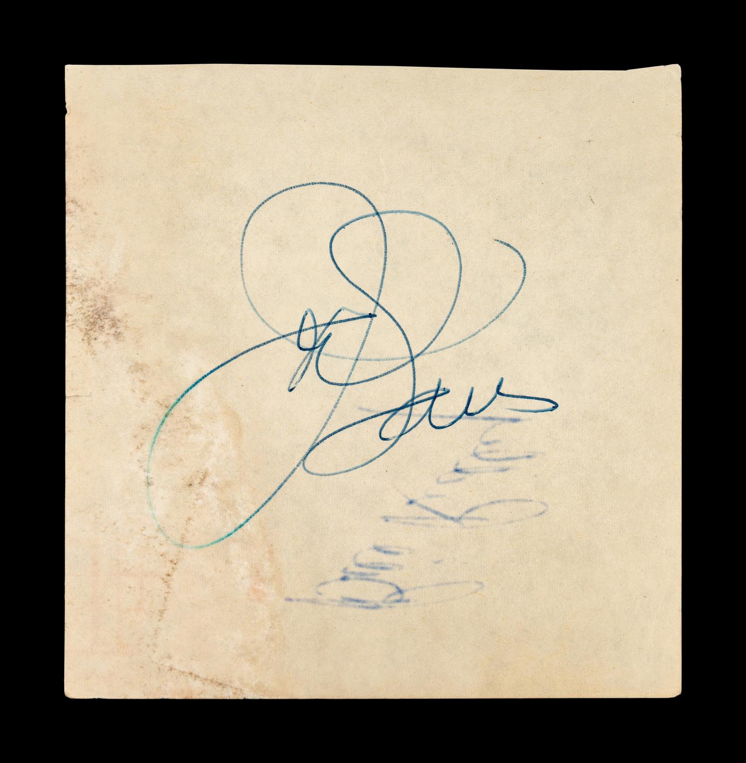 A Group of Joe Louis, Billy Conn and Max Schmeling Signed Autograph Items,