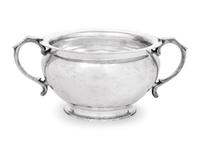 A Continental Silver Handled Bowl