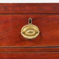 A George III bowfront mahogany chest of drawers circa 1790