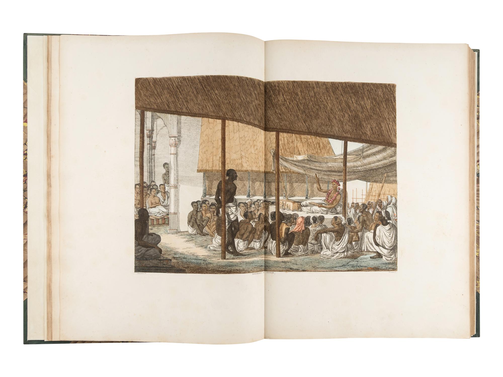 SOLVYNS, Frans Balthazar (1760-1824). Les Hindous ou Description de Leurs Moeurs, Coutumes et Ceremonies . Paris: Chez l'Auteur & H. Nicolle, 1808-1812.