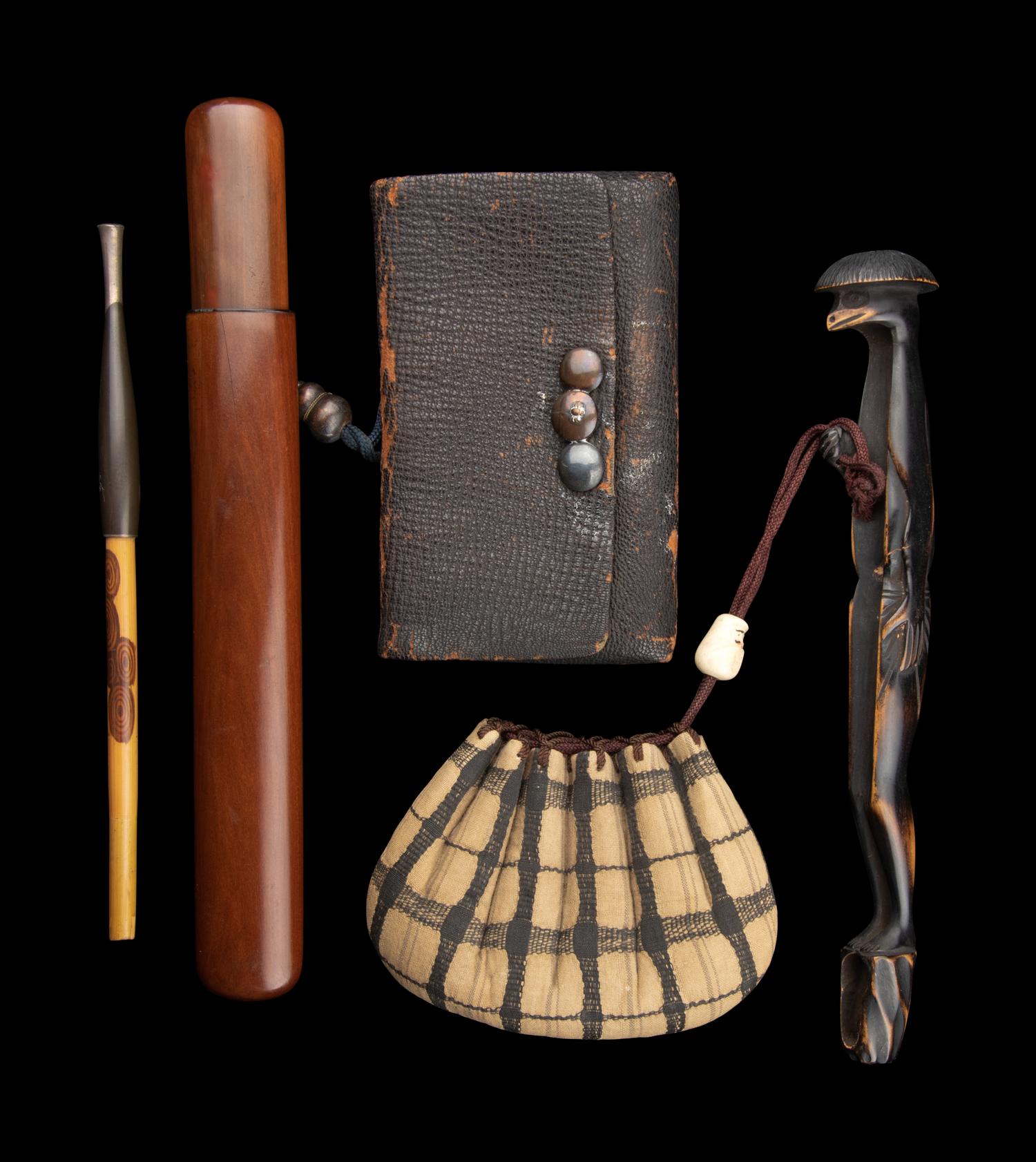Two Japanese Smoking Sets