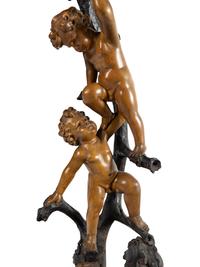 A Venetian Carved Figural Pedestal