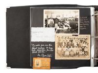 [MILITARIA - VERNACULAR]. Photograph album identified to the Carter family. Ca mid-to-late 20th century.