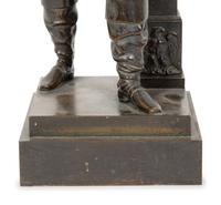 A Continental Bronze Figure of Napoleon
