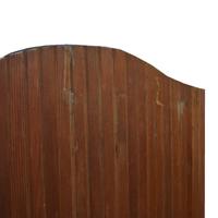 A Rolling Floor Screen or Room Divider 95" W x 1" D x 59" H — France, Mid-20th Century