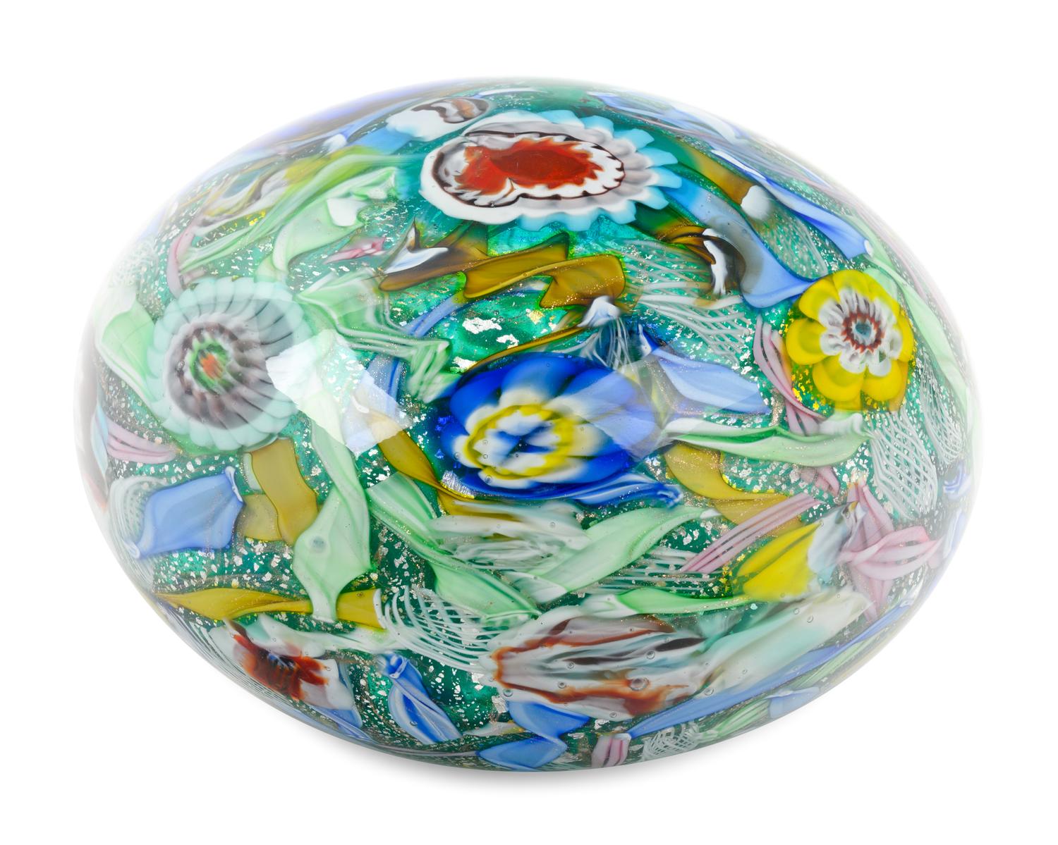 A Large Murano Blown Glass Paperweight