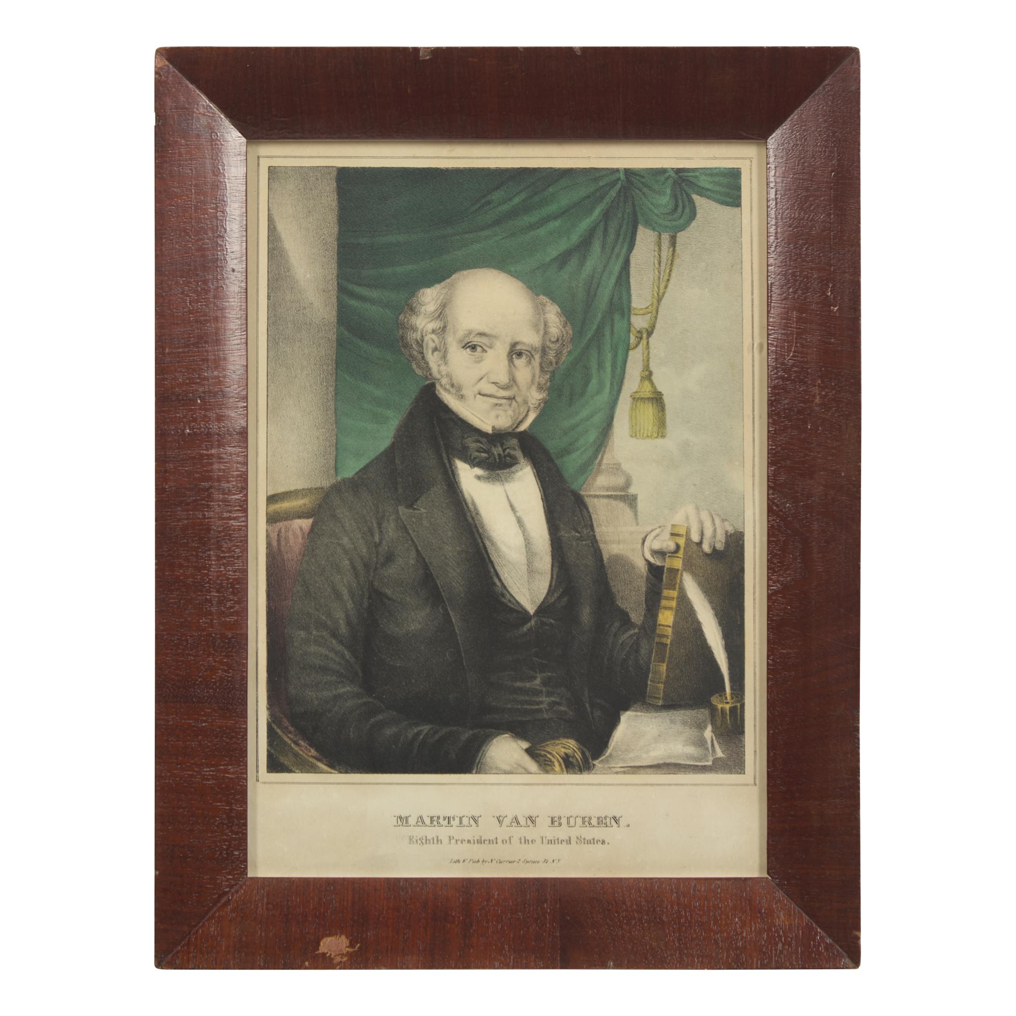 A Rare and Complete Set of Hand-Colored Lithographs of the First Sixteen U.S. Presidents
