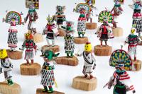 A Group of Sixteen Hopi Kachina Dolls Height of tallest 2 1/8 inches. — Bess Yanez
