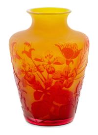 Emile Galle, (Fernch, 1846-1904), Small Cameo Vase