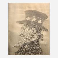 [Americana] Mole, Arthur, and John Thomas Group of 5 Patriotic-Themed “Living Photographs”