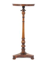A Regency Rosewood Tilt Top Reading Stand — 19TH CENTURY