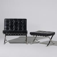 Barcelona Chair and Ottoman Gerald R. Griffith