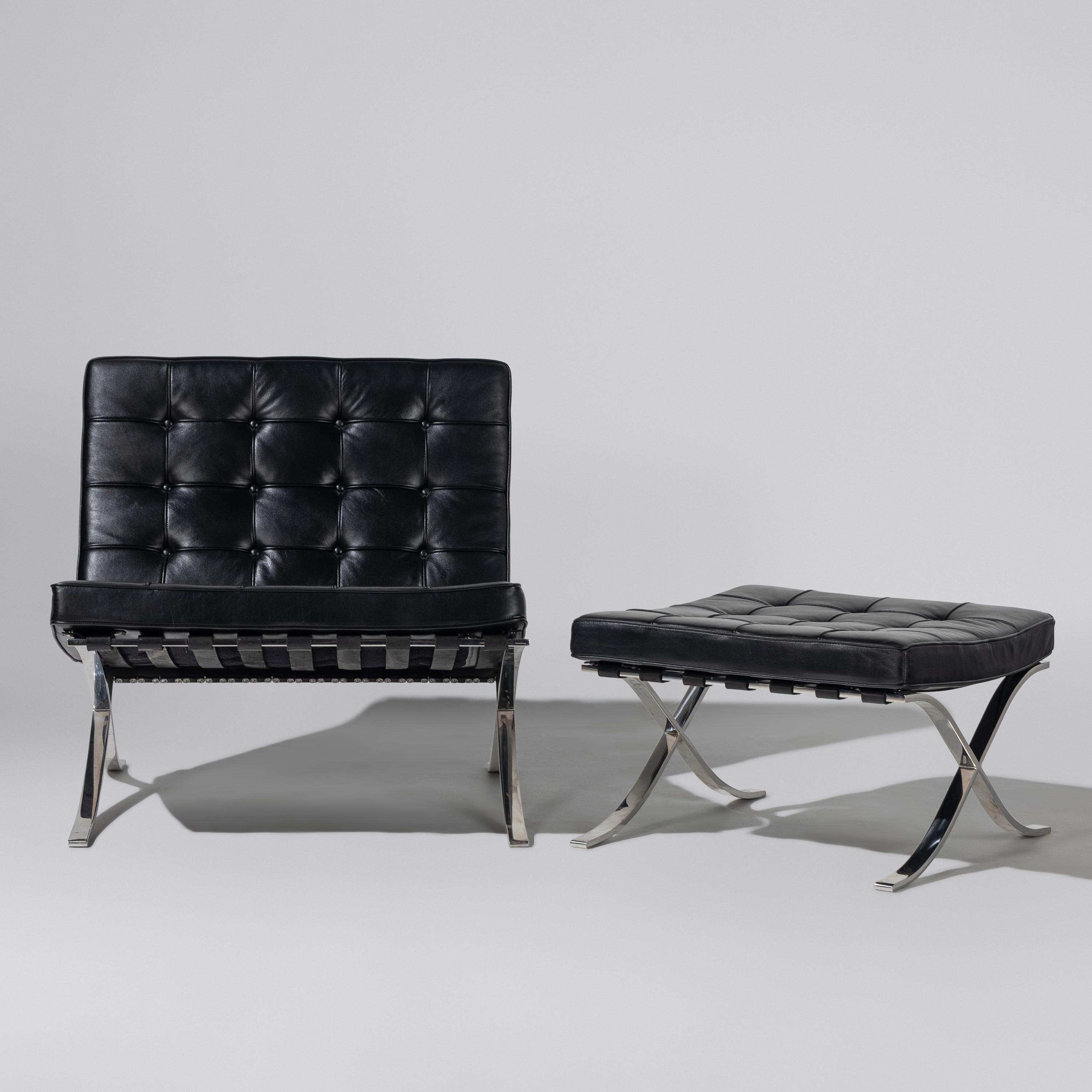 Barcelona Chair and Ottoman Gerald R. Griffith
