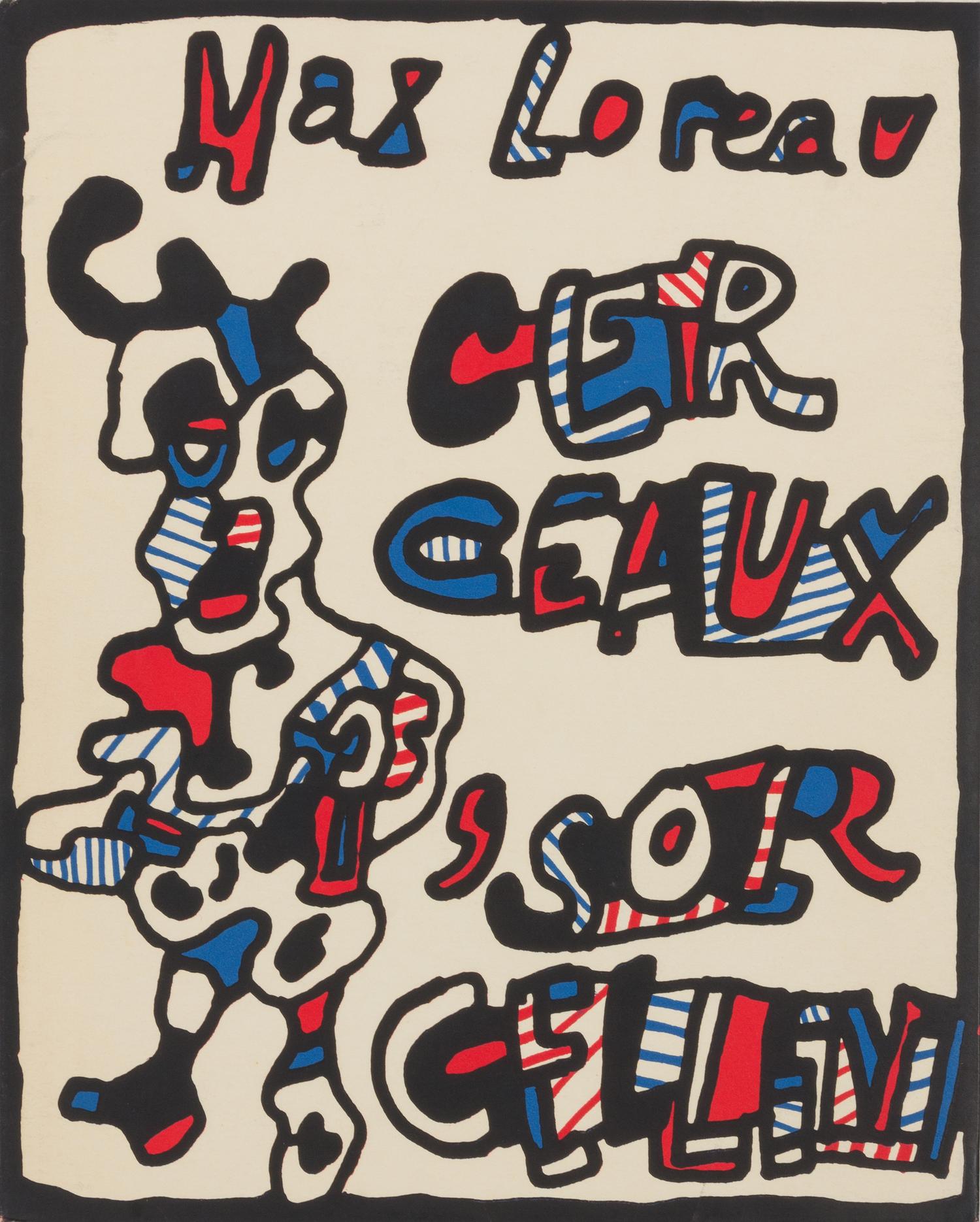 DUBUFFET, Jean (1901-1985) -- Max LOREAU. Cercaux 'sorcellent. [Paris: Éditions Beyeler à Bale, 1967]. LIMITED EDITION.