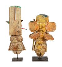 Two Abstract Apache Figures