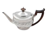 A George III Silver Teapot — Alexander Field, London, 1804