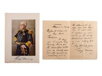 [SPANISH AMERICAN WAR] -- DEWEY, George (1837-1917) & ALGER, Russell A. (1836-1907). Correspondence related to Illinois Congressman William H. Hinrichsen, comprising: