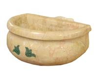 A Marble Font 9" W x 10" D x 5" H — Italian, 19th Century