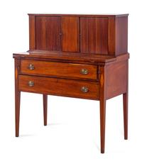 A Federal Mahogany Secretary Desk