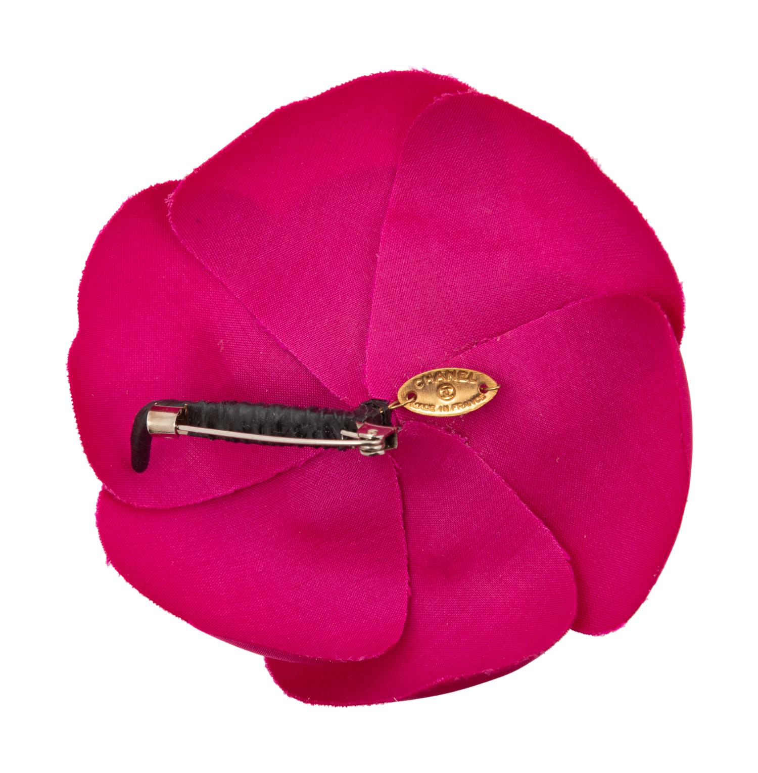 Four Chanel Camellia Pins, 1990-2000s