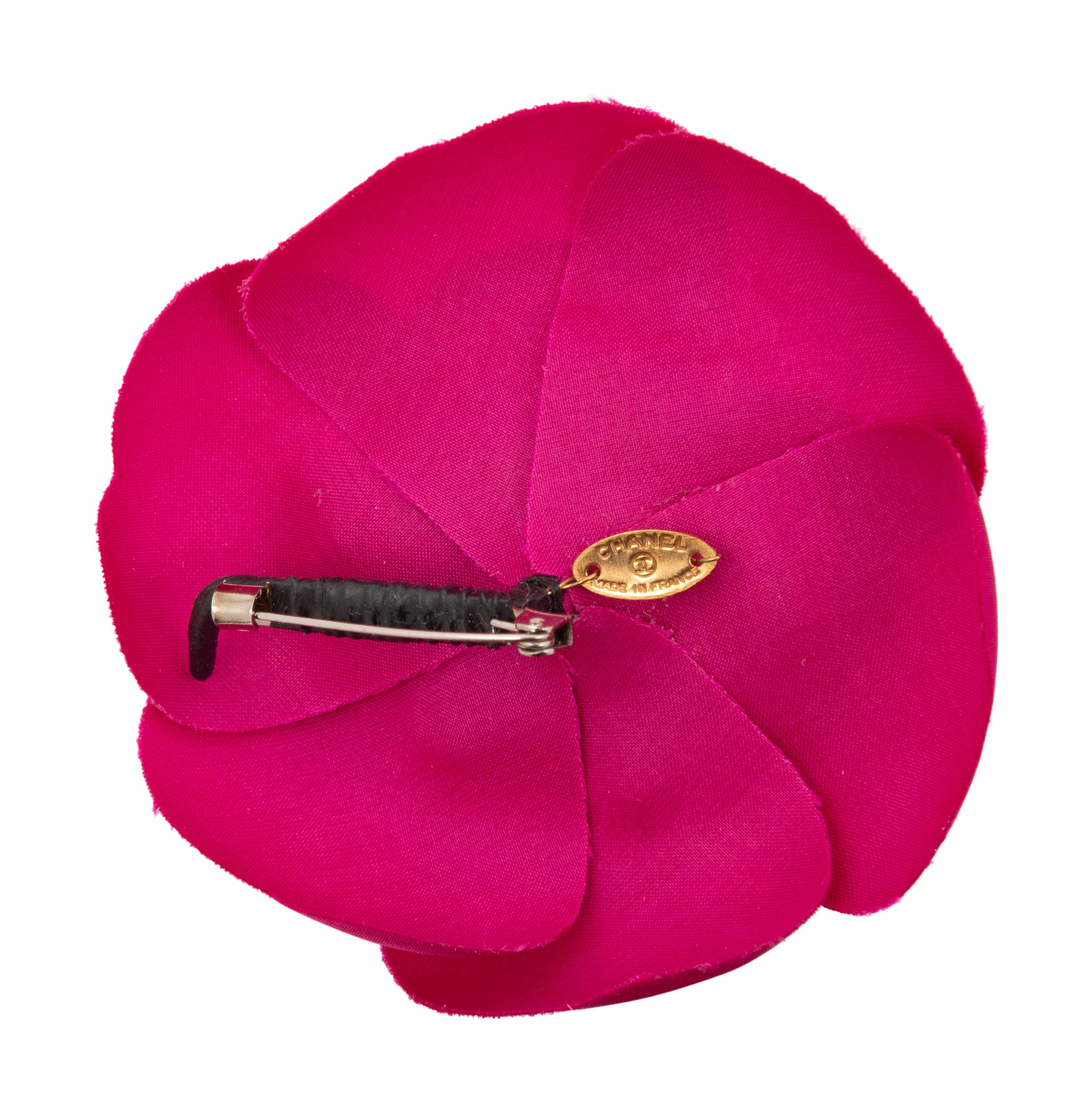 Four Chanel Camellia Pins, 1990-2000s