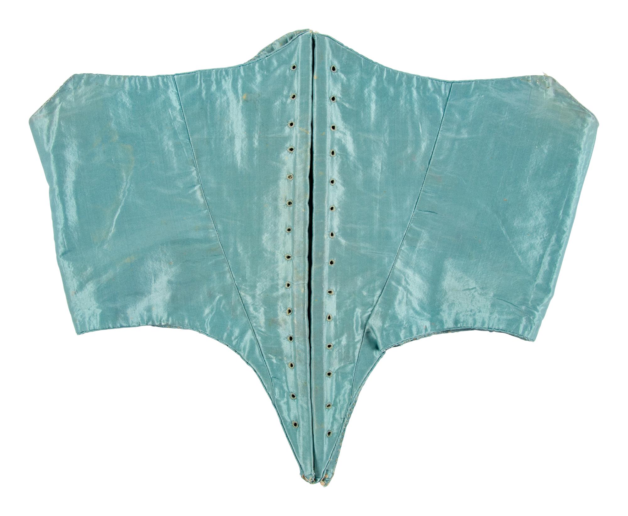 Four "Swiss Waist" Bodices and Corselets, 1860s