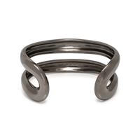 TIFFANY & CO., ELSA PERETTI, RUTHENIUM OVER COPPER 'OPEN CENTER CUFF' BRACELET