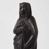 A Wedgwood Black Basalt Figure of Faith UK, mid-19th century