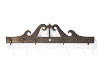 A Wrought Iron Kitchen Wall Rack, French, Early 19th Century