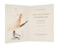 [ARTIST'S BOOK]. DALI, Salvador (1904-1989), illustrator. -- DODGSON, Charles Lutwidge ("Lewis Carroll") (1832-1898). Alice in Wonderland . New York: W.U.C.U.A. and Maecenas Press - Random House, 1969.