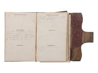 [CIVIL WAR] -- [QUANTRILL'S RAIDERS]. Diary of H.M. McCarty, editor of the Border Star at Westport, Missouri, with entries referencing 1863 clashes between Union soldiers and southern sympathizers, guerilla activity, and Quantrill's Raiders.