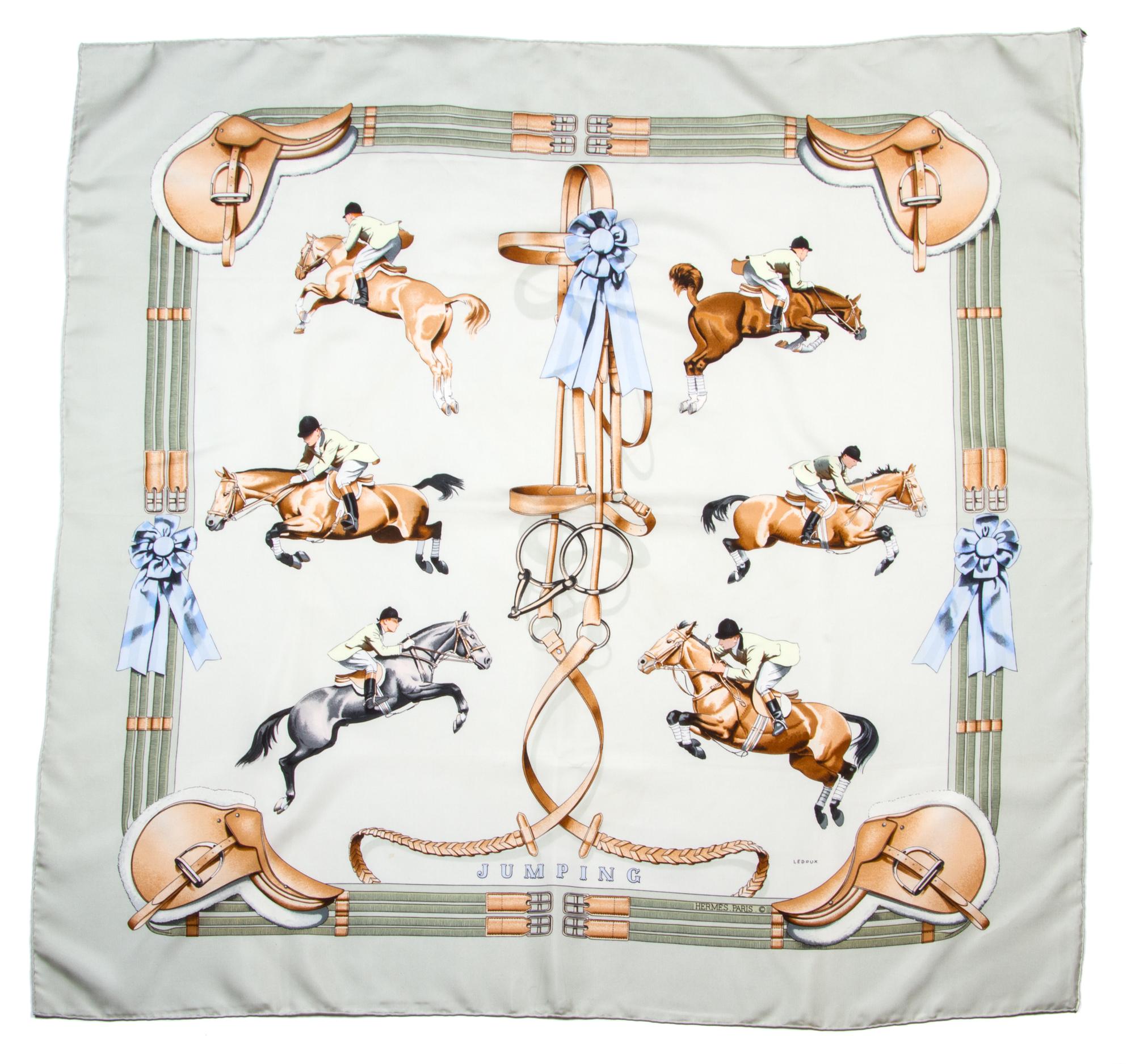 An Hermes 90cm Silk Scarf, 36" x 36".