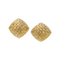 ROBERTO COIN, YELLOW GOLD 'APPASSIONATA' EARCLIPS