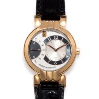 Harry Winston, 18K Pink Gold Ref. 200MASR37R 'Premier Excenter' Wristwatch