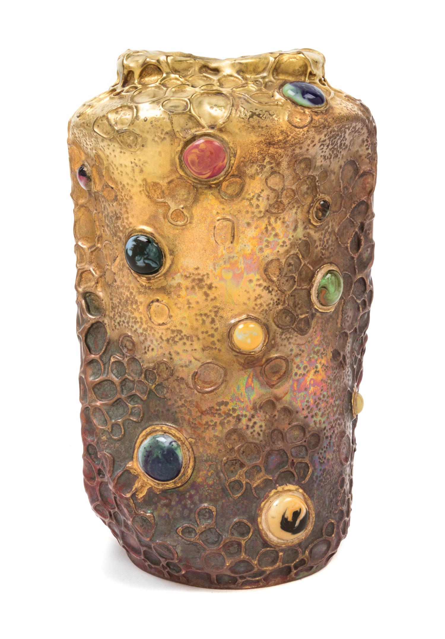 Amphora: Riessner, Stellmacher and Kessel, c.1905, Gres-Bijou vase