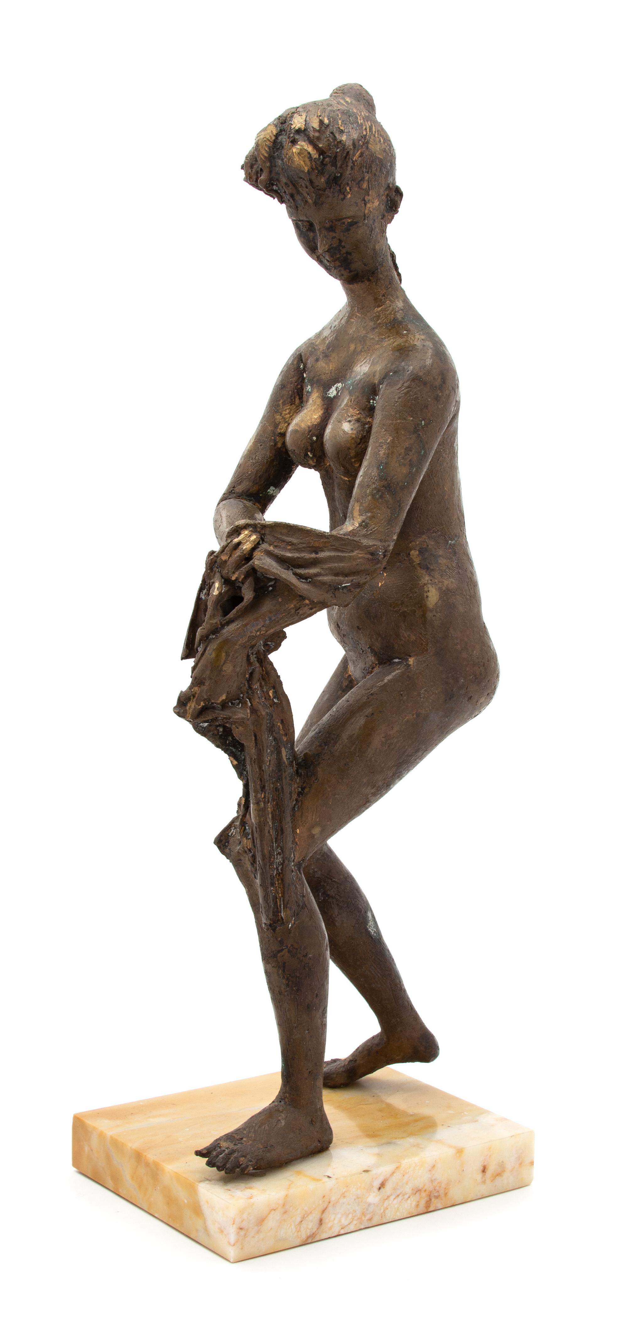 Pericle Fazzini, (Italian, 1913-1987), Donna con Tessuto